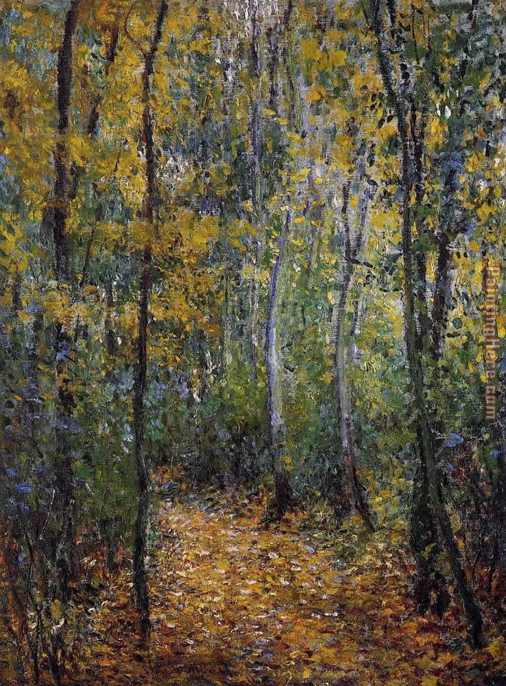 Wood Lane painting - Claude Monet Wood Lane art painting